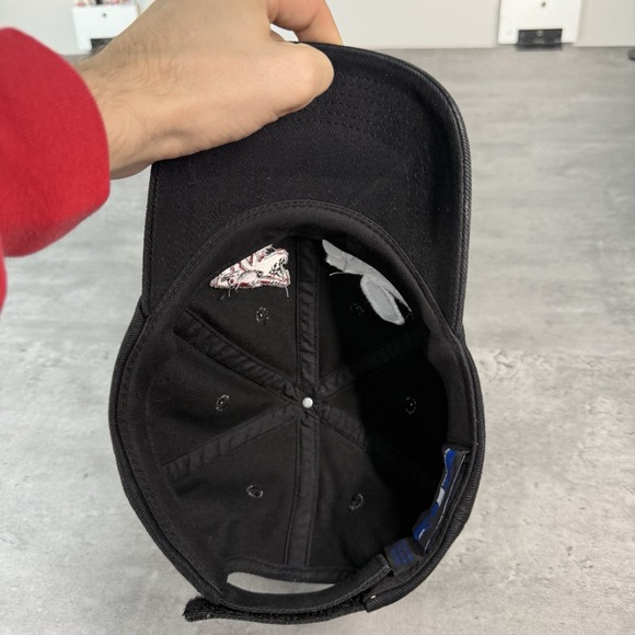 Vintage Arizona Coyotes Hat Black White Qwest Lumen Promo Hockey NHL Dad Cap - Picture 6 of 7